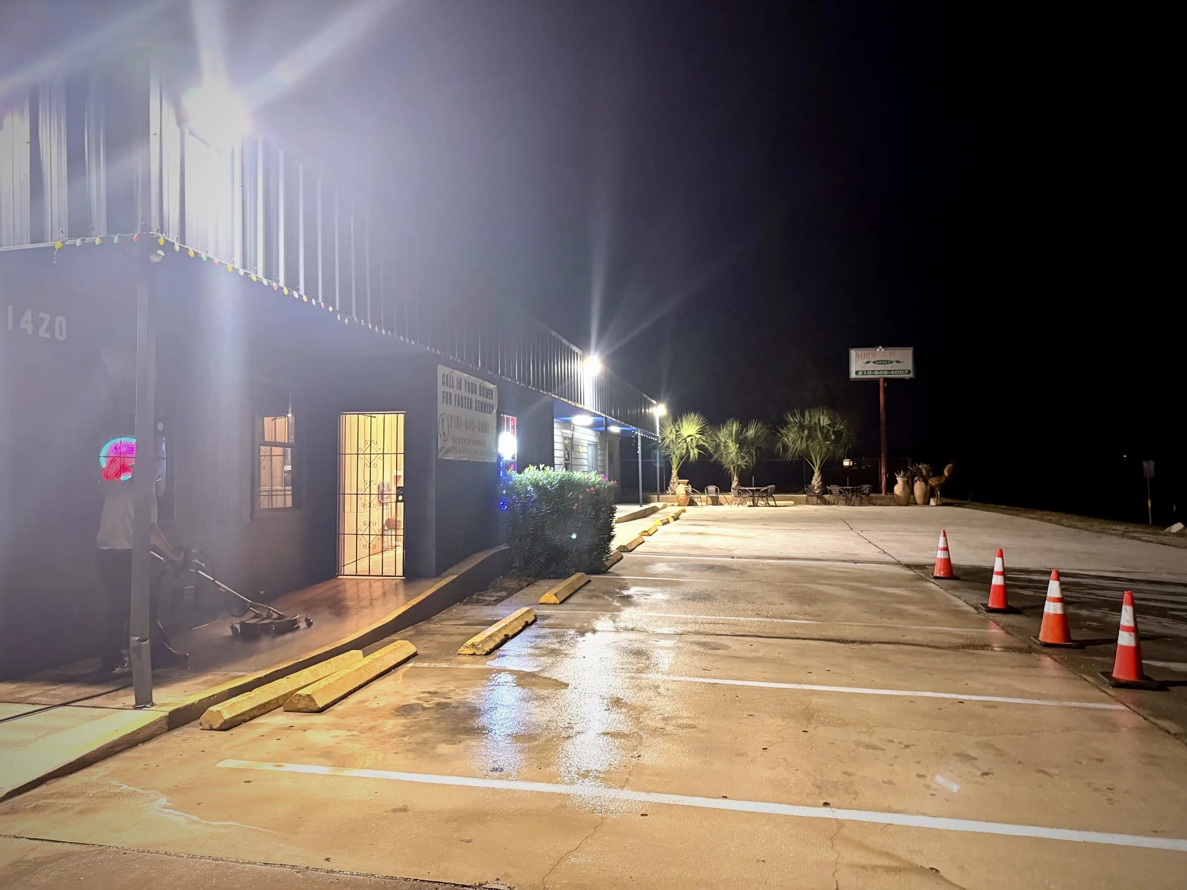 Commercial parking lot — after, photo 1