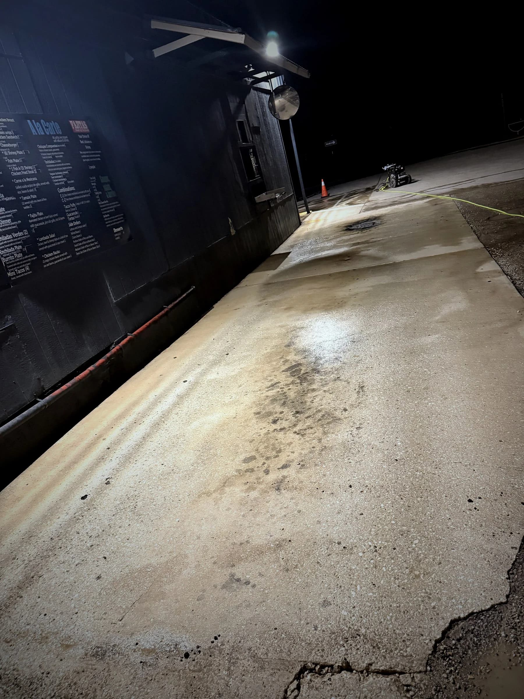 Commercial parking lot — before, photo 3